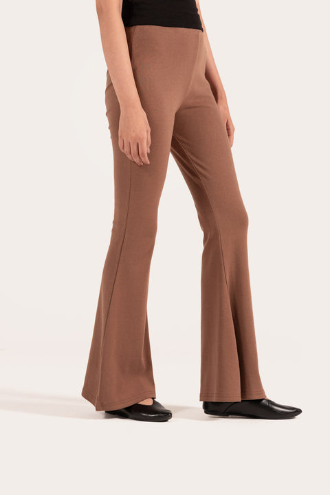 FLARED FIT TROUSERS