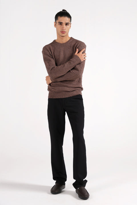 RELAXED FIT CLOUD KNIT PULLOVER SWEATER