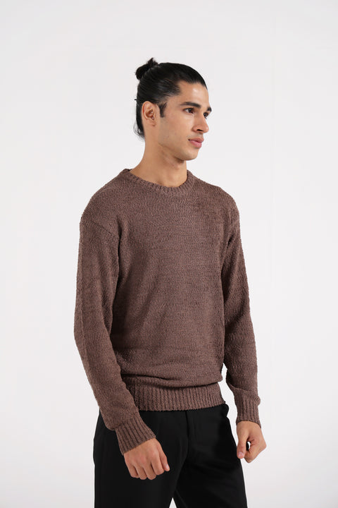 RELAXED FIT CLOUD KNIT PULLOVER SWEATER