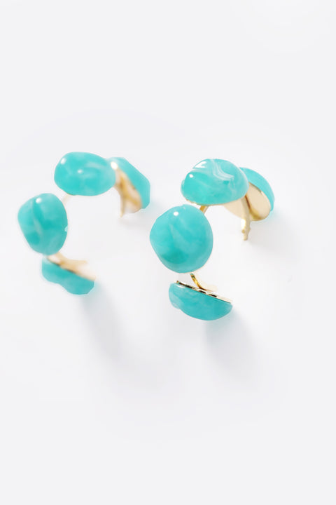 BUBBLE HOOP EARRINGS