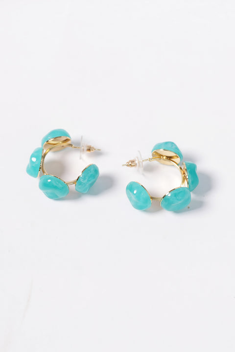 BUBBLE HOOP EARRINGS