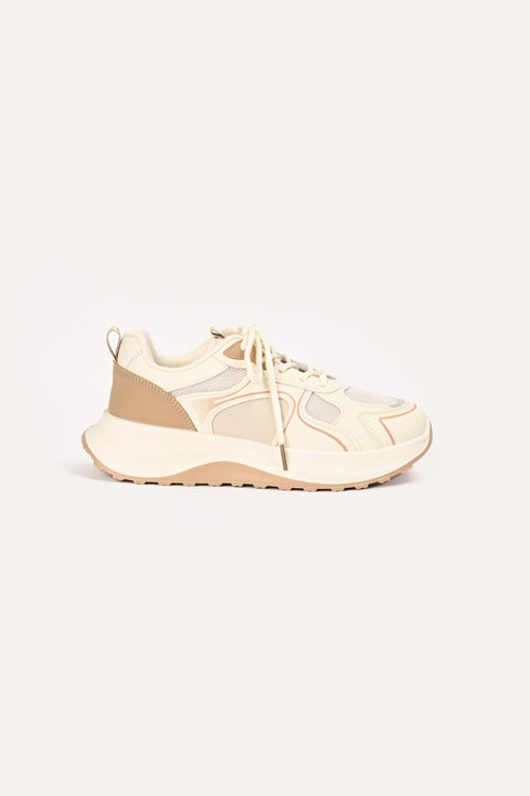 CONTRAST CHUNKY TRAINERS