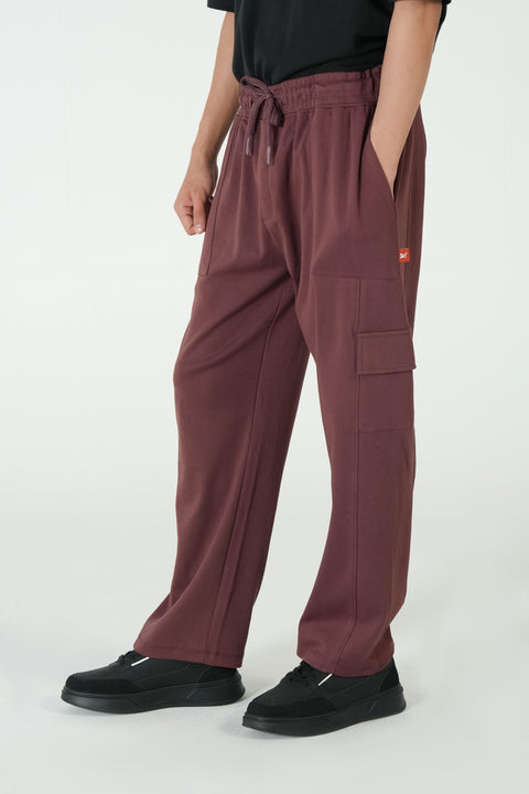 BAGGY FIT DOUBLE SIDE DRAWCORD CARGO TROUSER