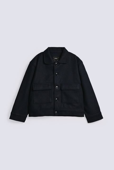 BOYS DOUBLE POCKET WOOL BLEND JACKET