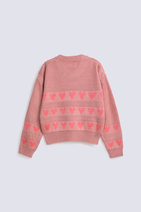 GIRLS TURKISH ACRYLIC SWEATER