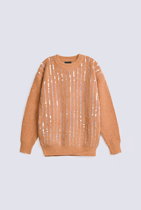GIRLS SEQUENCE EMBELLISHED SWEATER