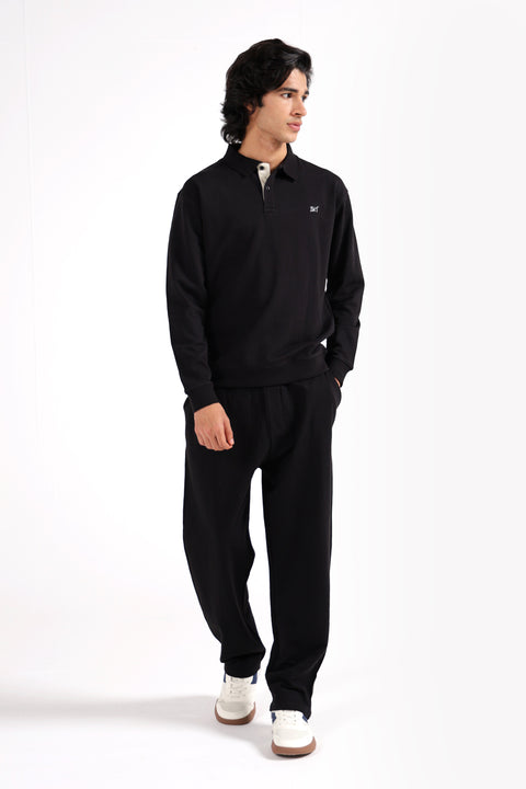 RELAXED FIT FULL SLEEVE POLO