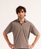 RELAXED FIT JOHNNY COLLAR TEXTURED POLO