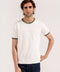 STRETCH TEXTURED RINGER TEE