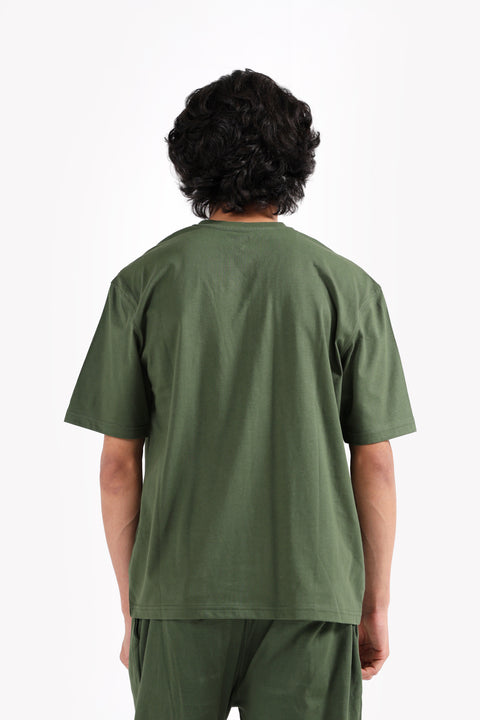 RELAXED FIT V-NECK TEE