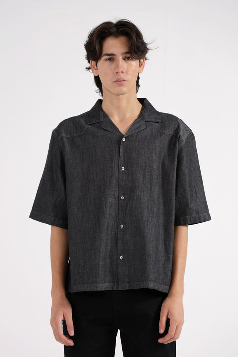 BOXY FIT DENIM SHIRT