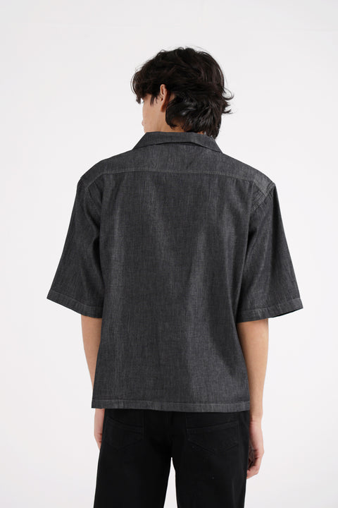 BOXY FIT DENIM SHIRT