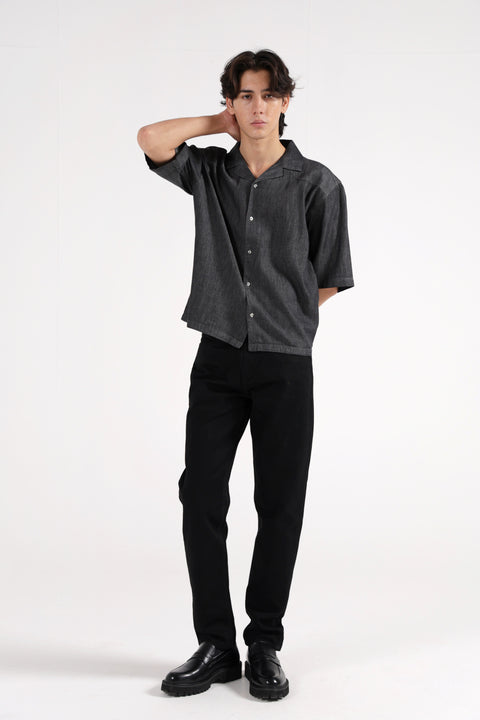 BOXY FIT DENIM SHIRT