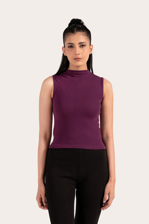 MOCK NECK TANK TOP