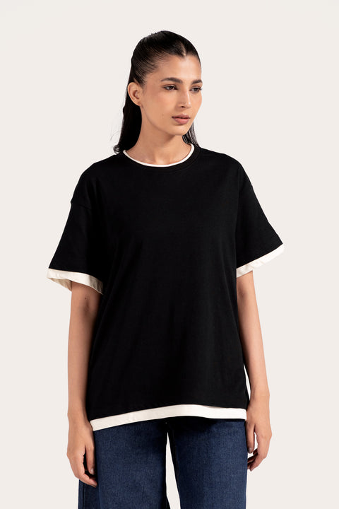 OVERSIZED LAYERED TEE