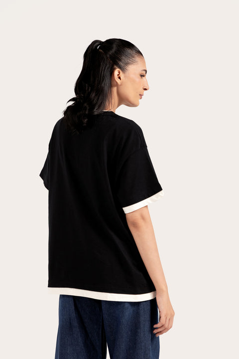 OVERSIZED LAYERED TEE