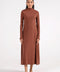 TEXTURED LONG DRESS