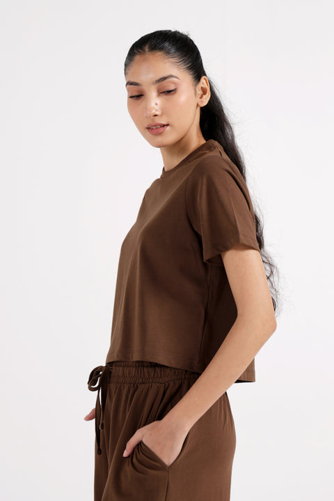 BASIC CROPPED TEE