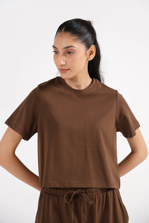 BASIC CROPPED TEE