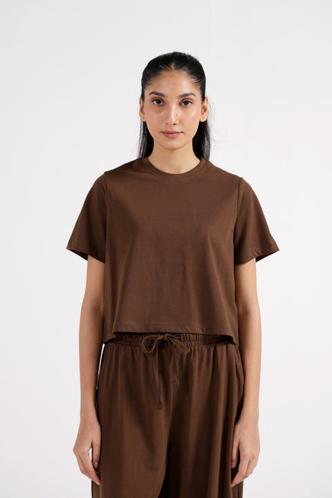 BASIC CROPPED TEE
