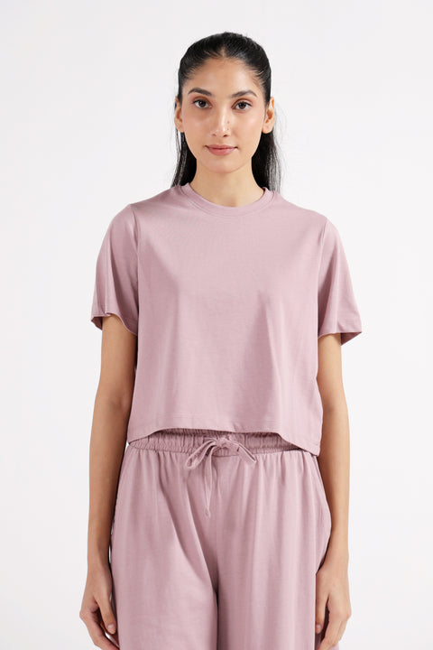 BASIC CROPPED TEE