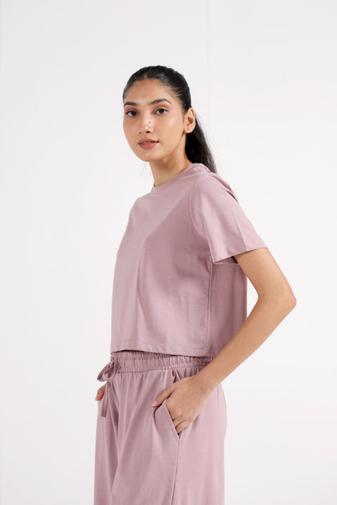 BASIC CROPPED TEE