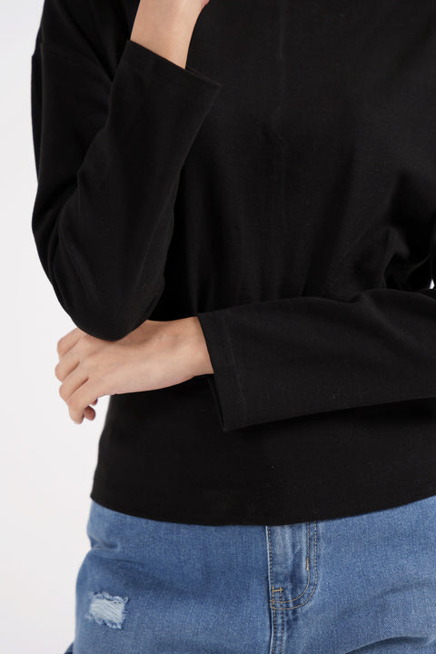 WAIST-FITTED KIMONO TOP
