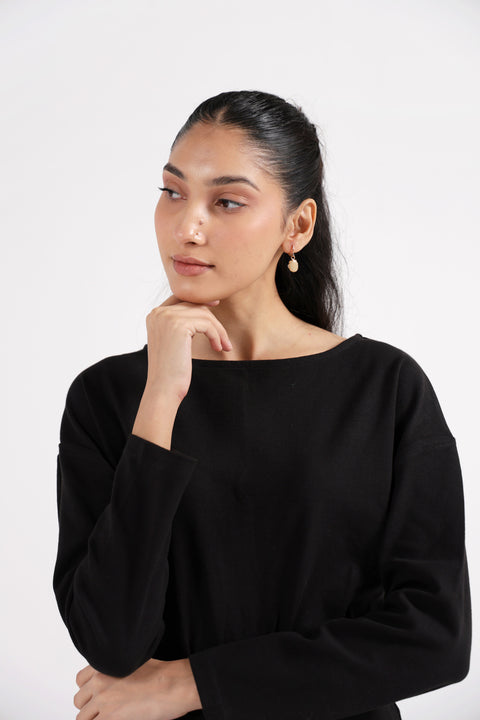 WAIST-FITTED KIMONO TOP