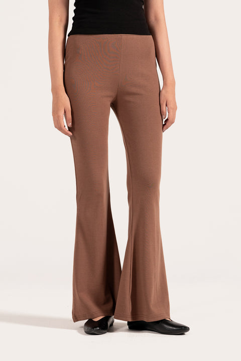 FLARED FIT TROUSERS