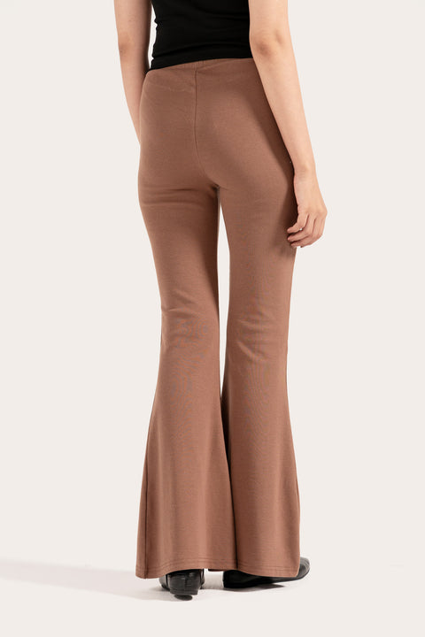 FLARED FIT TROUSERS