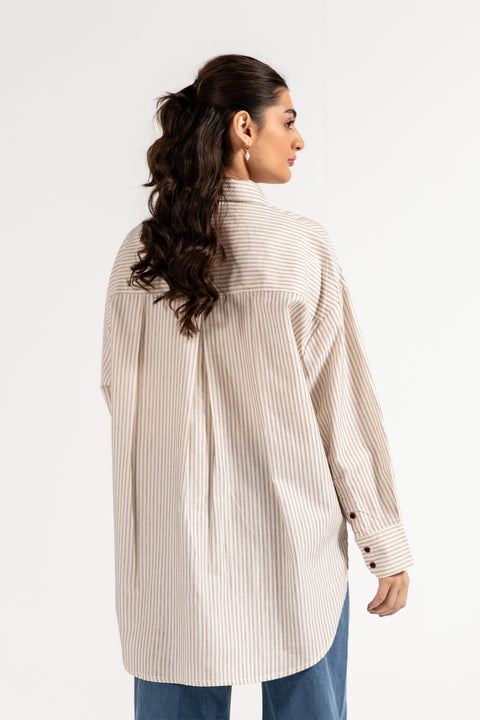 STRIPED BUTTON-DOWN SHIRT