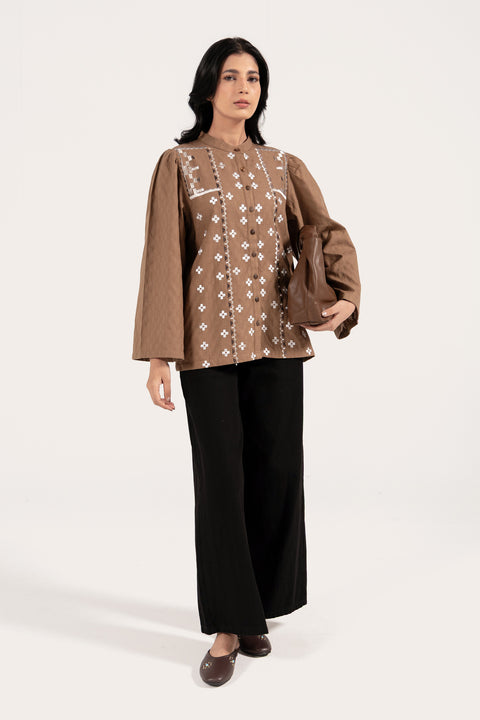 EMBROIDERED BUTTON-DOWN SHIRT