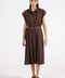 PLEATED SHIRT DRESS