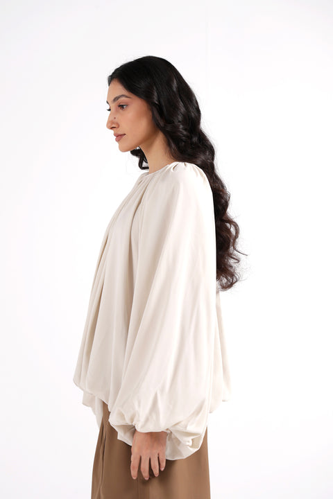 GATHERED BALLOON TOP
