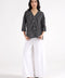 STRIPED BUTTON DOWN TOP