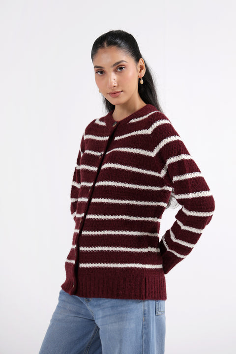 TEXTURED STRIPED SWEATERS