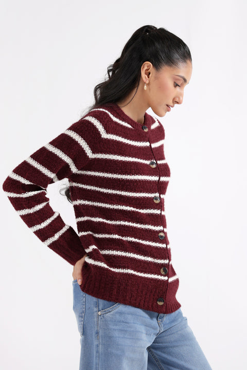 TEXTURED STRIPED SWEATERS