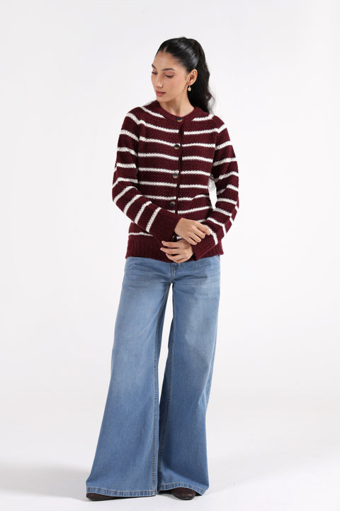 TEXTURED STRIPED SWEATERS