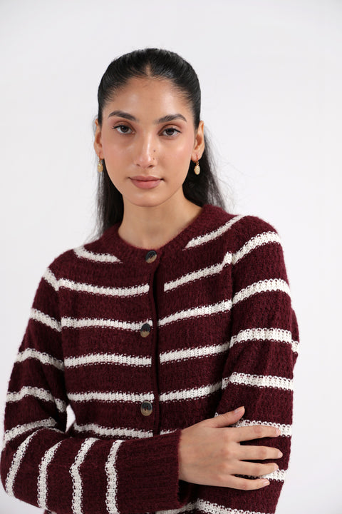 TEXTURED STRIPED SWEATERS