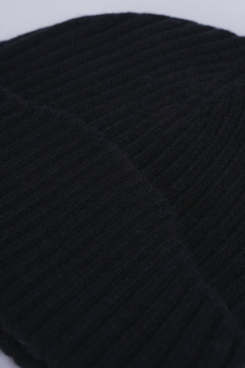 FOLD-OVER RIB BEANIE