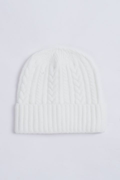 CABLE KNIT BEANIE