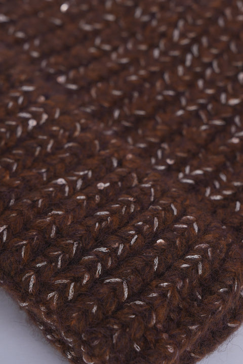 SEQUIN CHUNKY KNIT BEANIE