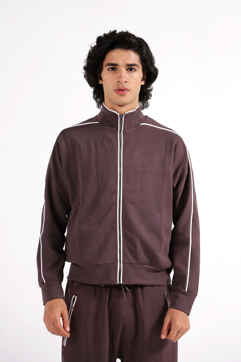 CLOUD FEEL MOCK NECK ZIPPER