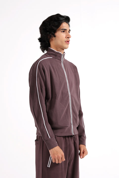CLOUD FEEL MOCK NECK ZIPPER