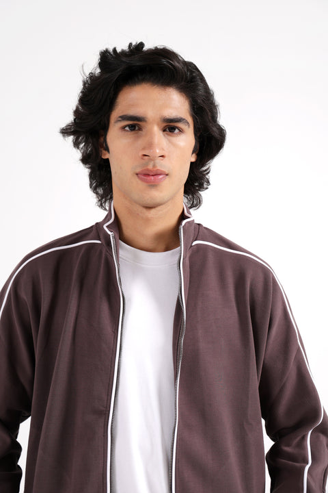 CLOUD FEEL MOCK NECK ZIPPER