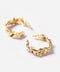 DENTED HOOP EARRINGS