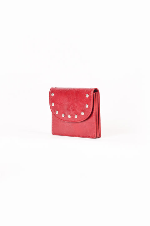 MINI WALLET WITH STUD DETAIL