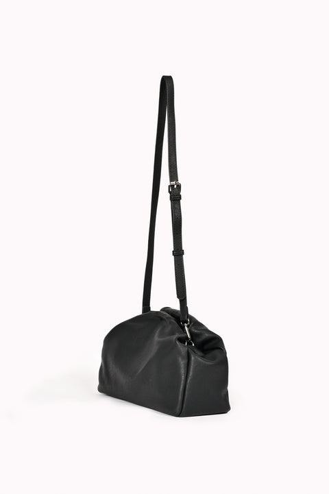 RUCHED TOP HANDLE BAG