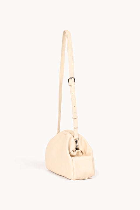 RUCHED TOP HANDLE BAG
