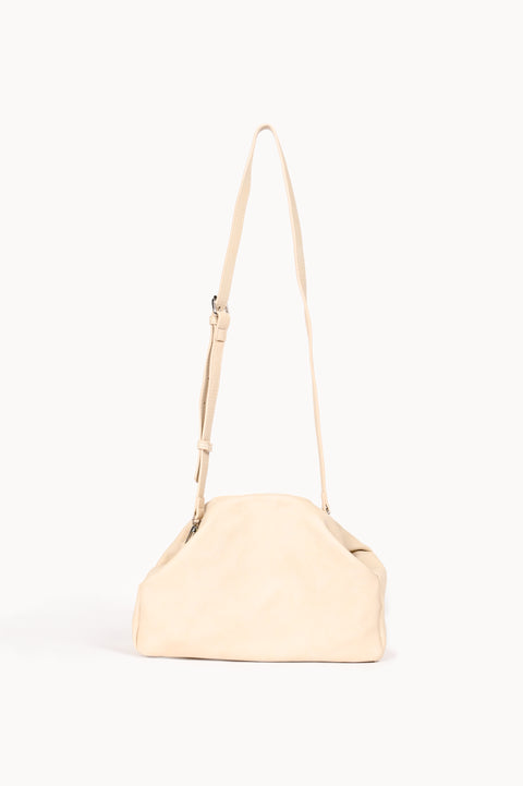 RUCHED TOP HANDLE BAG